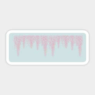 Pink Wisteria Sticker